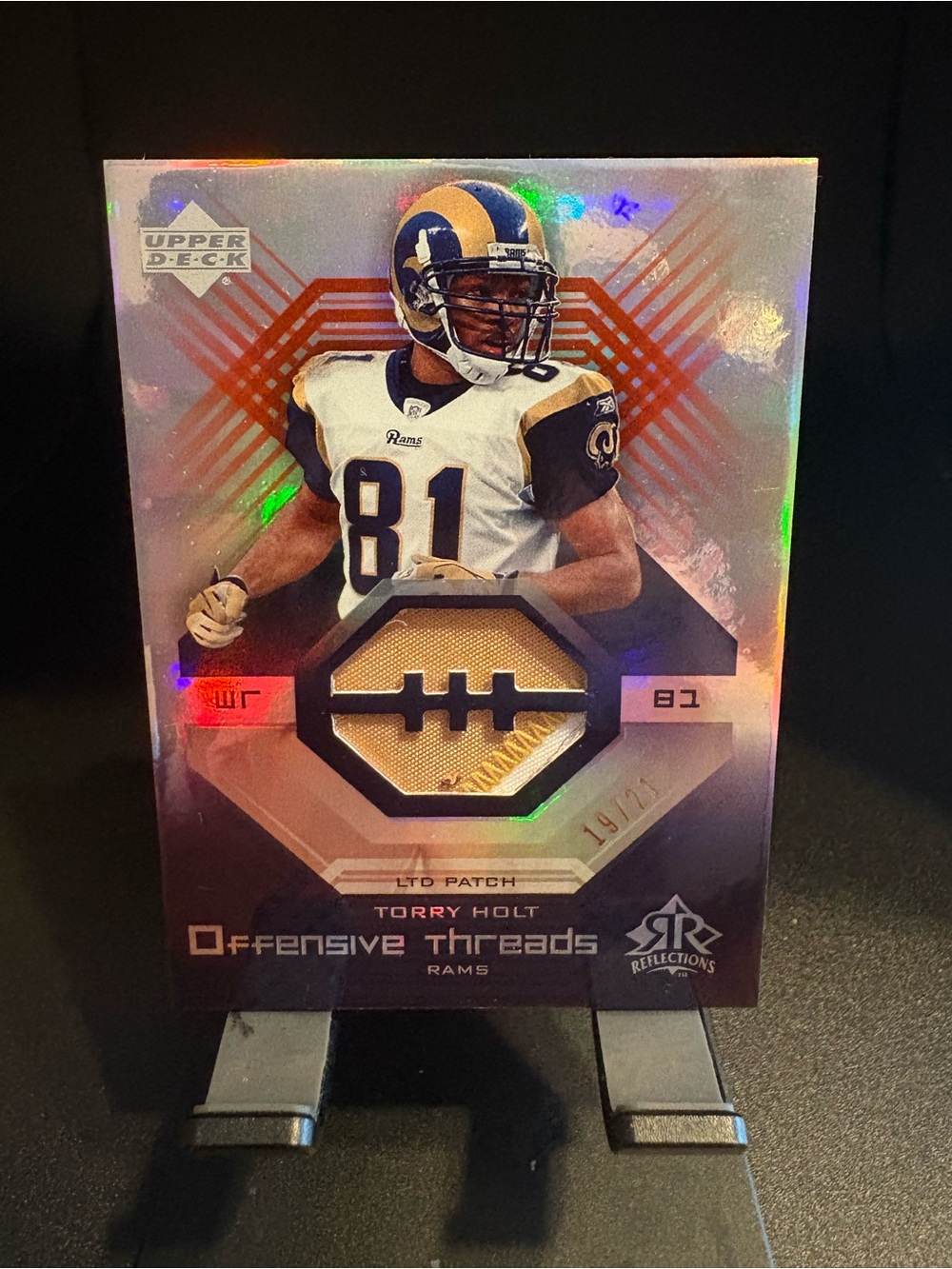 Upper Deck Torry Holt Rams Offensive Threads Patch Card